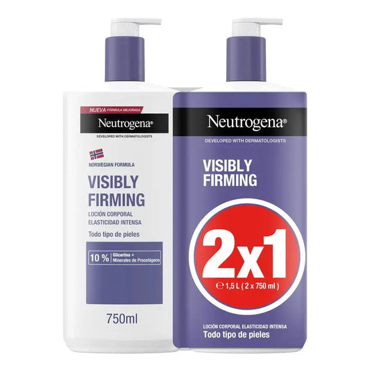 Neutrogena  Crema Hidratante Corporal Reafirmante Pack, 2x750 ml