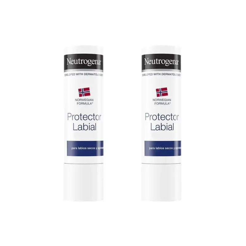 Neutrogena Protector Labial Fórmula Noruega Spf5, 2X48 Gr