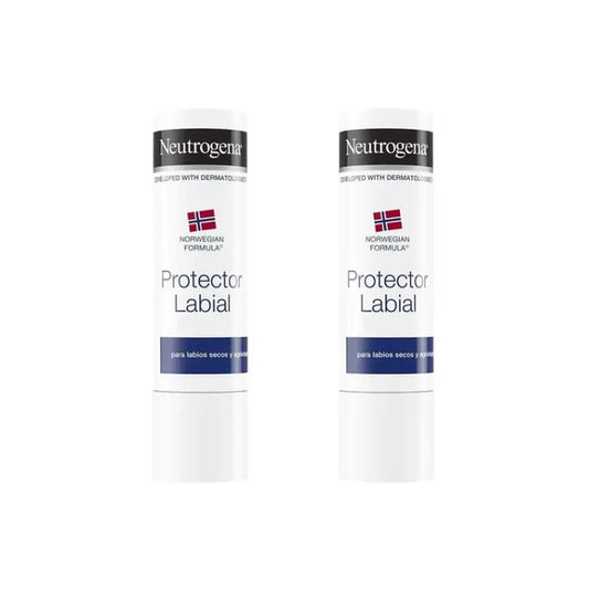 Neutrogena Protector Labial Fórmula Noruega Spf5, 2X48 Gr