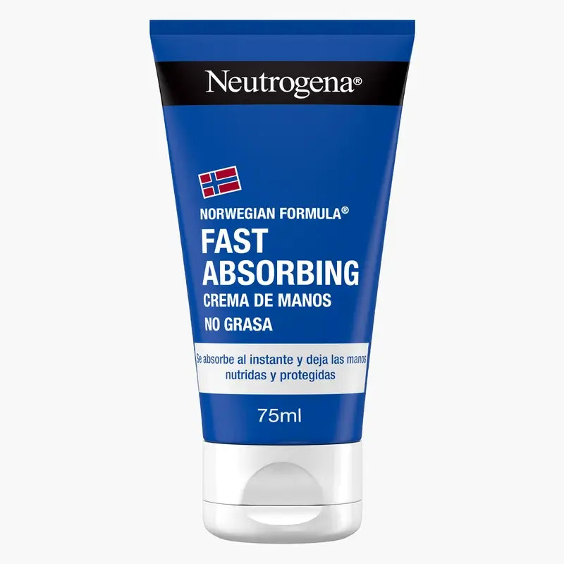 Neutrogena  Crema de Manos Reparadora Absorción Rápida, 75 ml