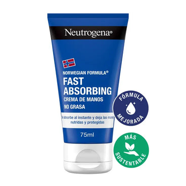 Neutrogena  Crema de Manos Reparadora Absorción Rápida, 75 ml