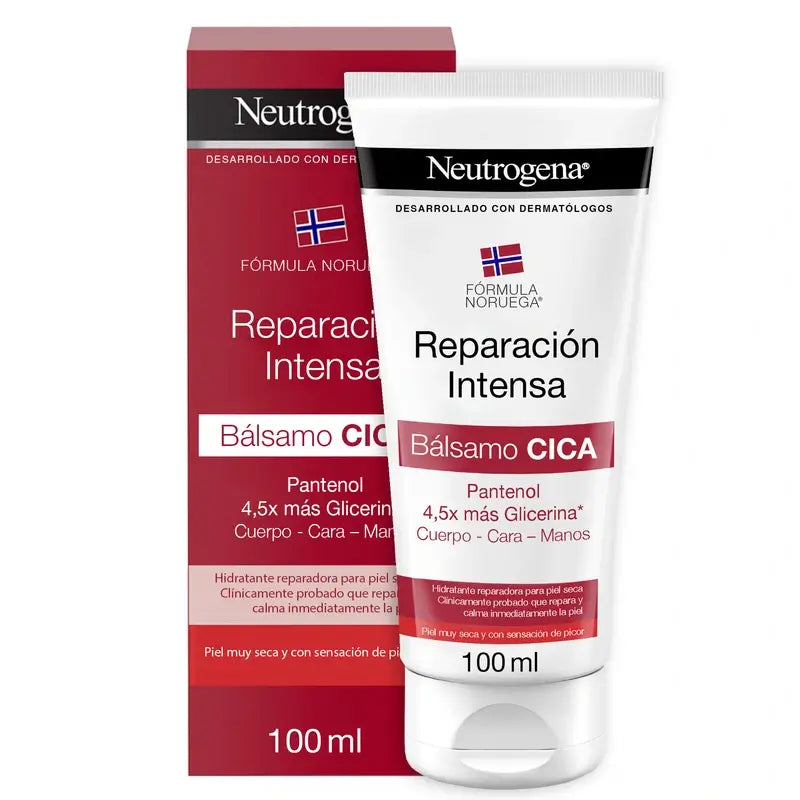 Neutrogena Reparación Intensa Bálsamo Cica, 100 ml