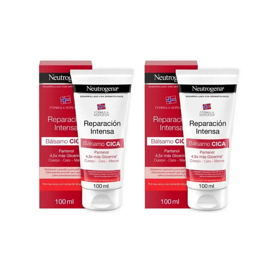 Neutrogena Reparación Intensa Bálsamo Cica, 2X100 Ml