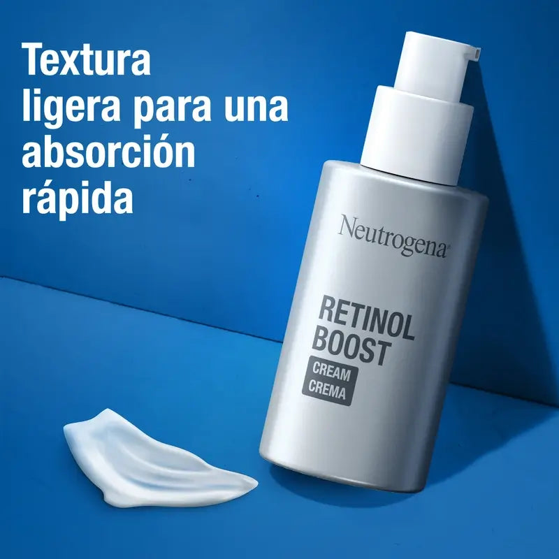 Neutrogena Retinol Boost Crema Hidratante Facial Antiarrugas, 2X50 Ml