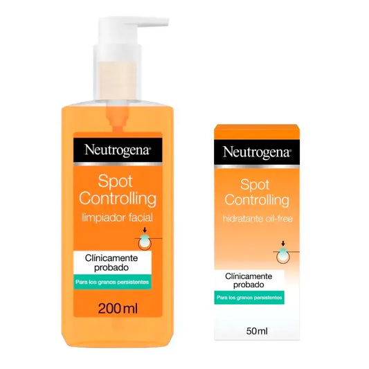 Neutrogena Rutina Básica Piel Grasa Acneica - Control Y Prevención Imperfecciones