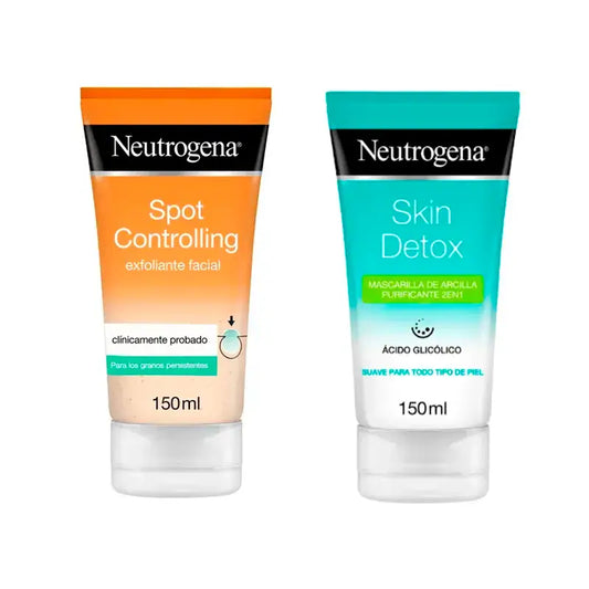 Neutrogena Rutina Detox Piel Grasa - Purificación Y Control De Grasa