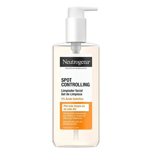 Neutrogena Spot Controlling Gel Limpiador Facial, 200 ml