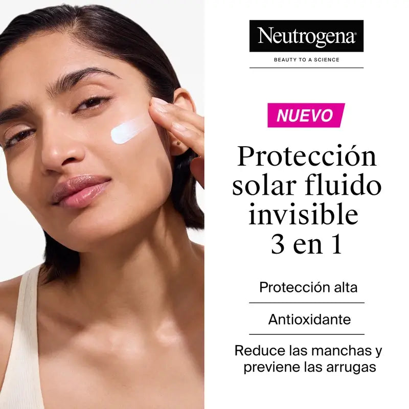 Neutrogena Ultra Sheer Fluido Invisible Anti-Edad Spf50, 50 ml