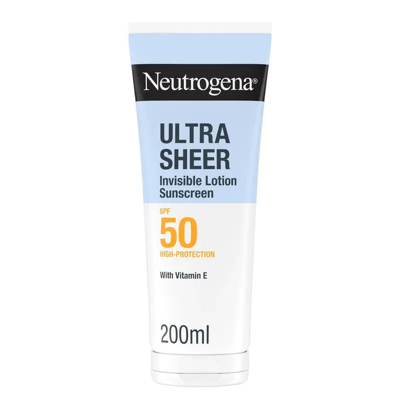 Neutrogena Ultra Sheer Loción Invisible Hidratante Spf50, 200 ml