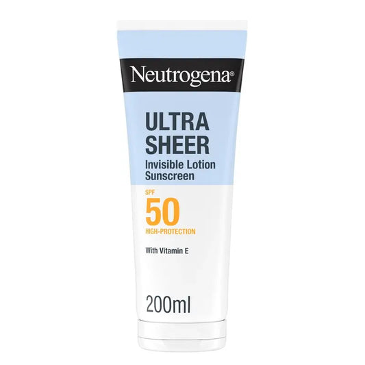 Neutrogena Ultra Sheer Loción Invisible Hidratante Spf50, 200 ml