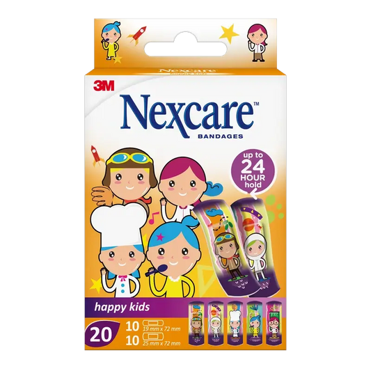 Nexcare Kids  Tira Protectora Infantil Diseño Profesiones Surtido , 20 unidades