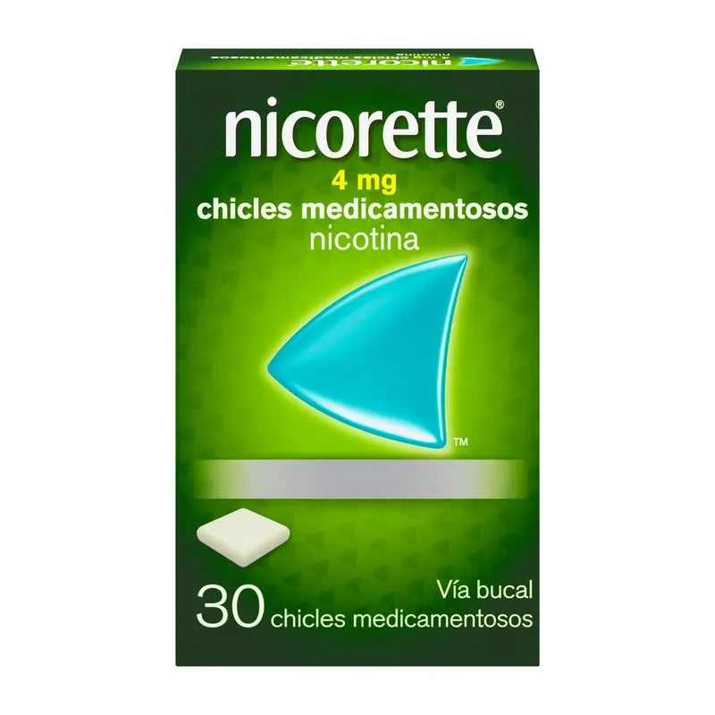 Nicorette 4 mg 30 Chicles