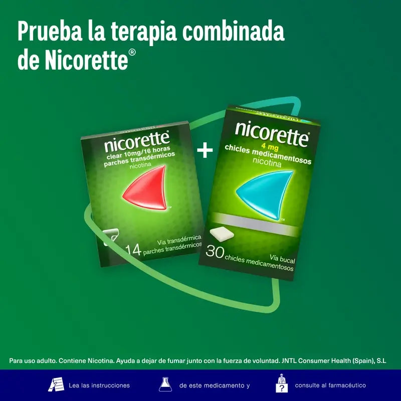 Nicorette 4 mg 30 Chicles