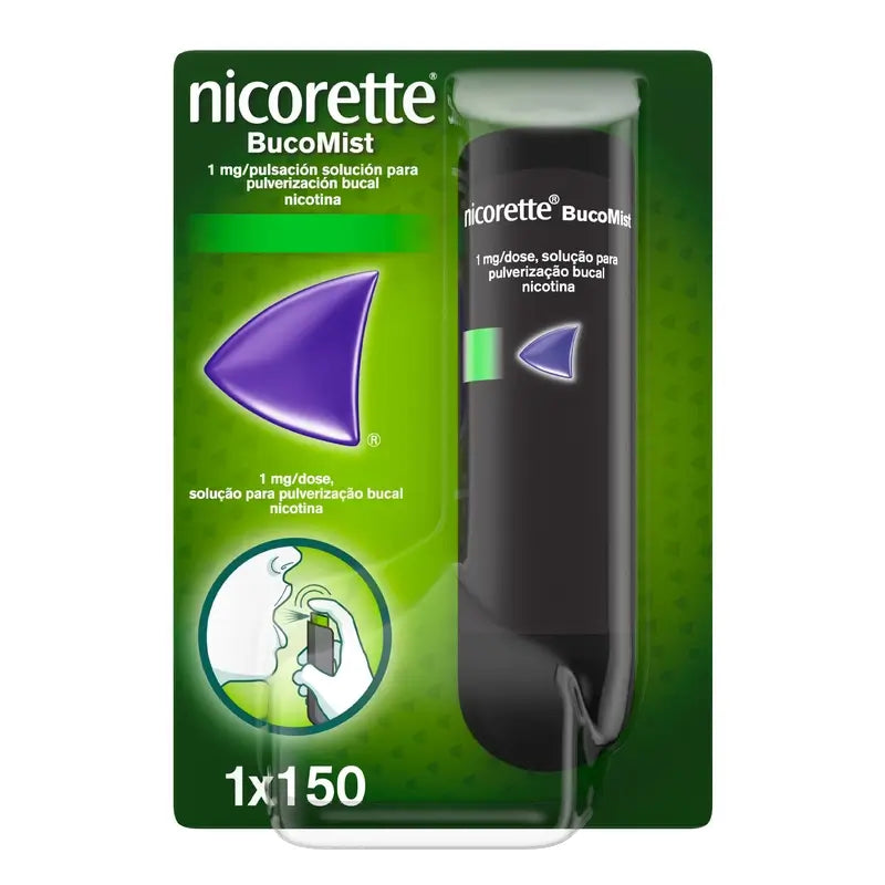 Nicorette® BucoMist 1 mg/pulsación solución para pulverización bucal