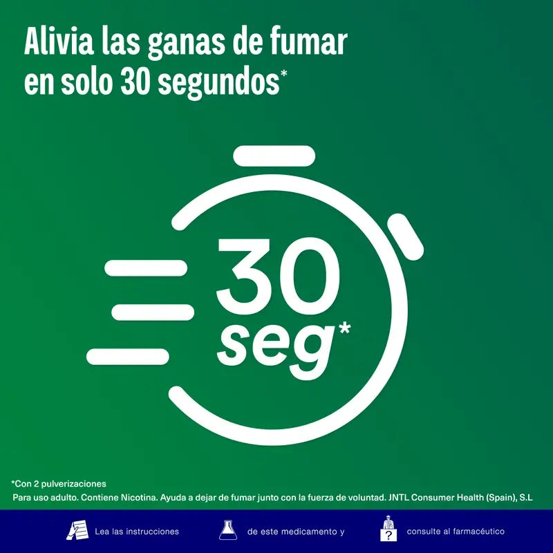 Nicorette® BucoMist 1 mg/pulsación solución para pulverización bucal sabor fruta menta
