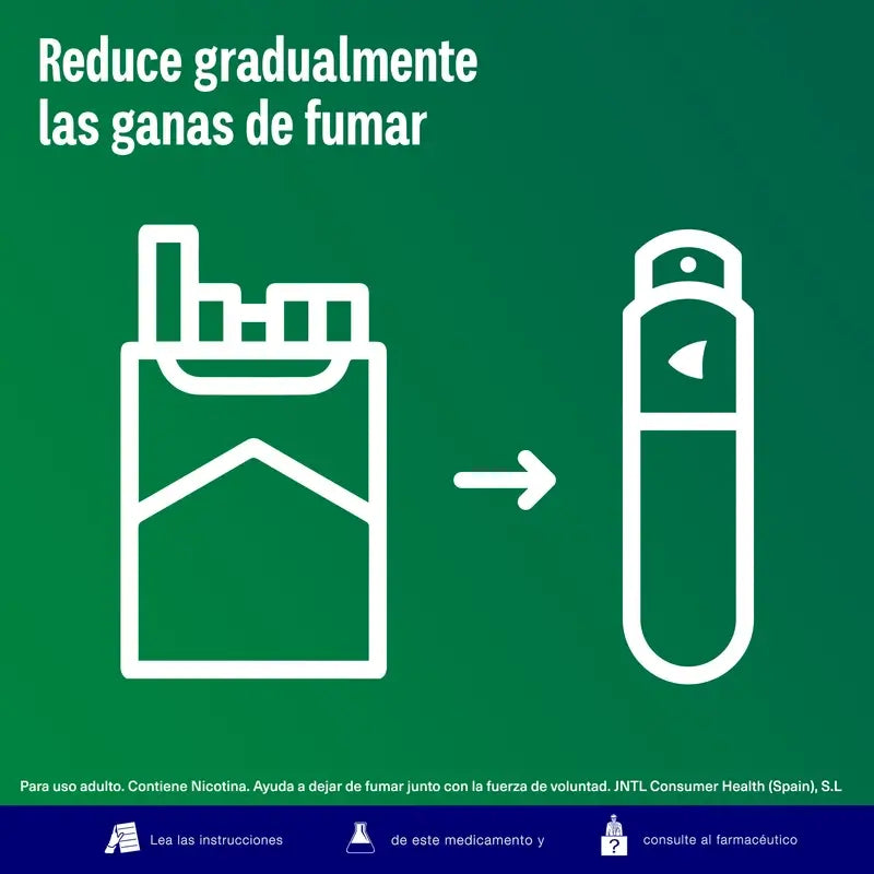 Nicorette® BucoMist 1 mg/pulsación solución para pulverización bucal sabor fruta menta