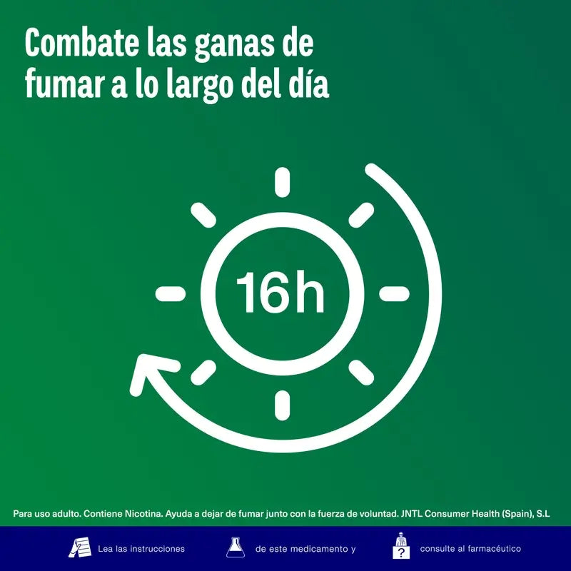 Nicorette Clear 15 mg/16 h, 28 Parches Transdérmicos