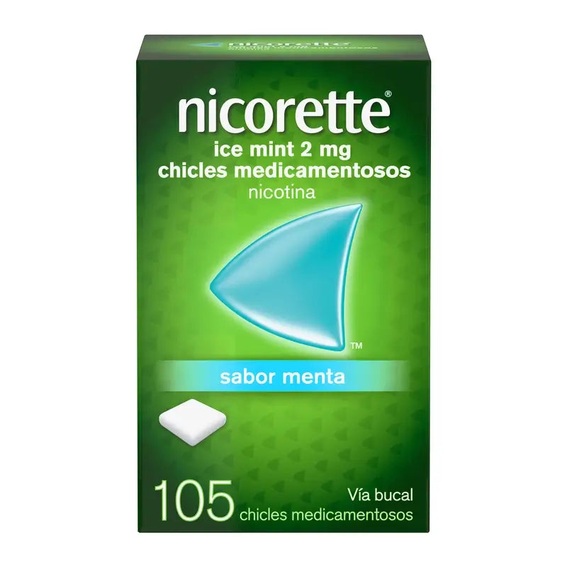 Nicorette Ice Mint 2 mg 105 Chicles