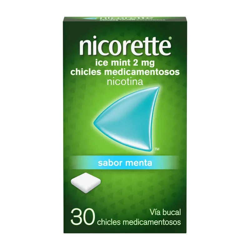Nicorette Ice Mint 30 Chicles 2 Mg
