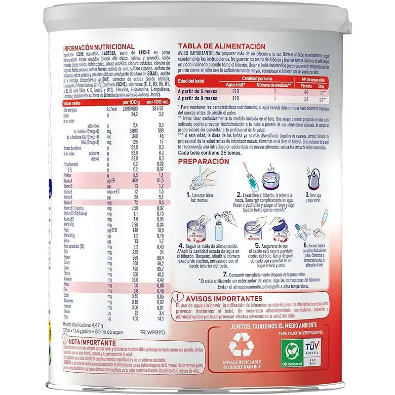 Nestlé Nidina 2, 800 gr