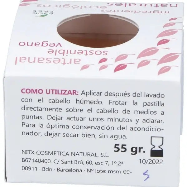 Nitx Acondicionador Solido Antifrizz 55Gr.