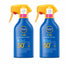 NIVEA Sun SPF50+ Protege & Hidrata Leche Solar Hidratante, 400 ml, pack 2