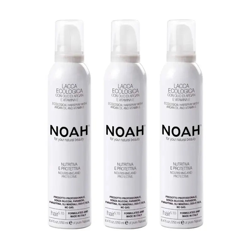 Noah Laca Capilar Con Vitamina E, Pack 3 x 250Ml.