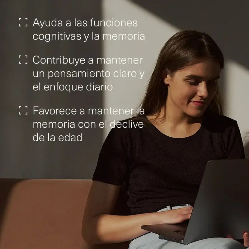 Aldous Labs Nootrópico con Ginkgo Biloba, Melena de León, Cafeína, Bacopa, Tirosina, Teanina y Huperzina A