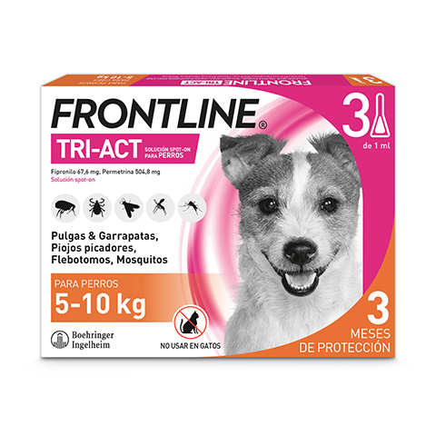 Frontline Tri-Act 5-10Kg 3Pip S