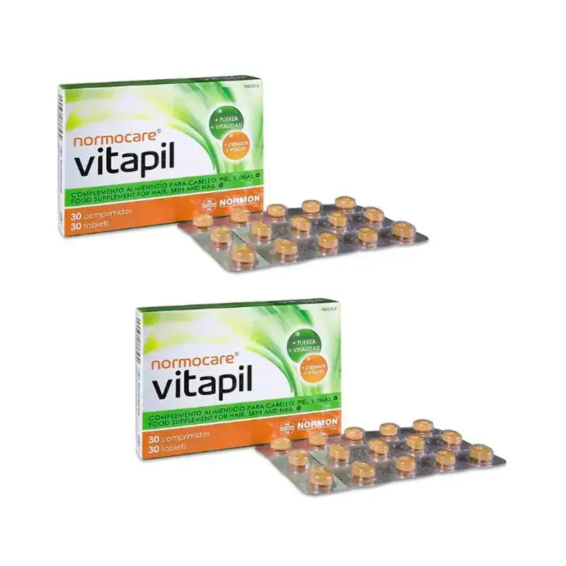 Normocare Vitapil, Pack 2 x 30 comprimidos