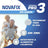 Novafix Pro3 Sin Sabor Crema Adhesiva Para Dentaduras Postizas , 50 gr