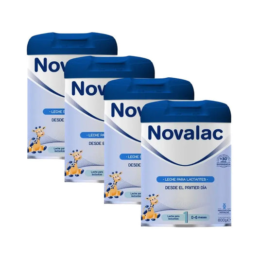 Novalac Premium 1 Leche de Inicio, Pack 4 X 800 gr