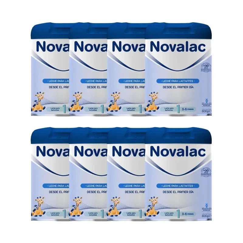 Novalac Premium 1 Leche de Inicio, Pack 8 X 800 gr