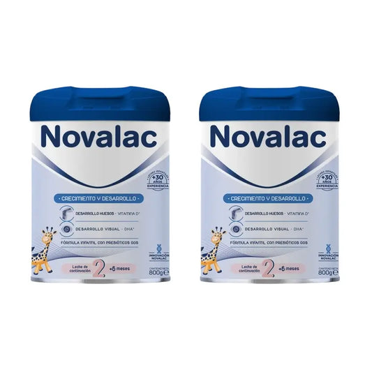Novalac Premium 2 Leche de Continuación, 2 X 800 gr