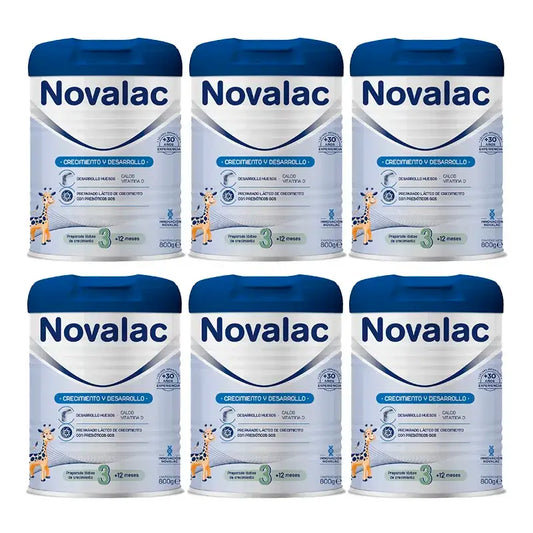 Novalac 3 Leche De Crecimiento, 6X800 Gr