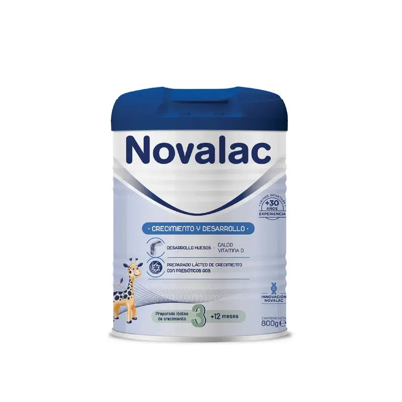 Novalac 3 Leche De Crecimiento, 8X800 Gr