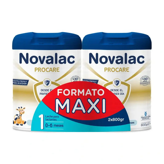 Novalac Procare 1 Leche de Inicio Maxi Pack, 2x800 gr