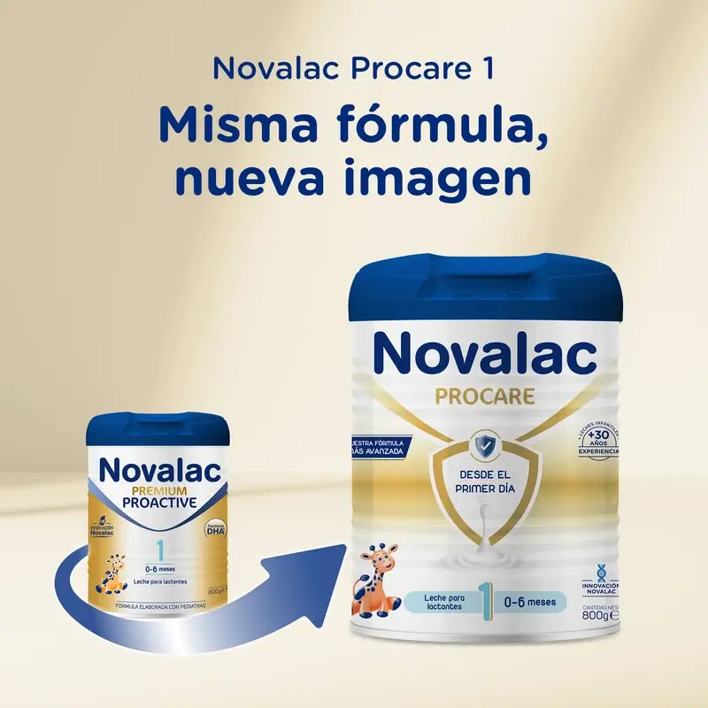 Novalac Procare 1 Leche de Inicio, 800 gr