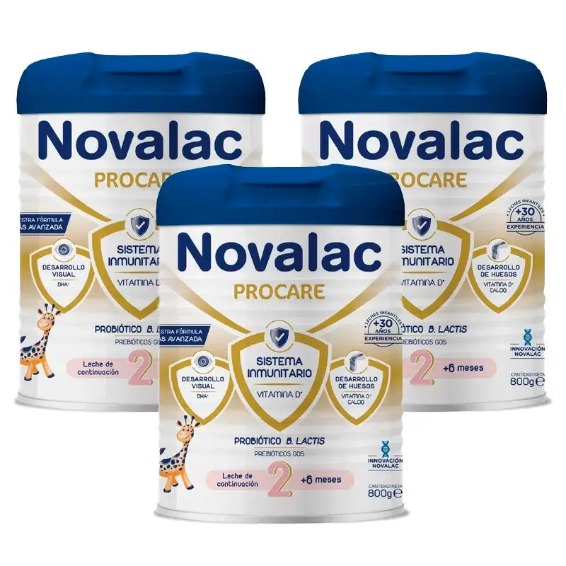 Novalac Procare 2 Leche De Continuación, 3X800 Gr