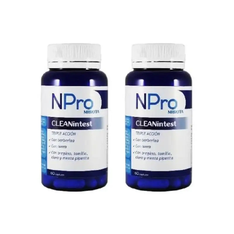 Npro Cleanintest, 2X60 Cápsulas