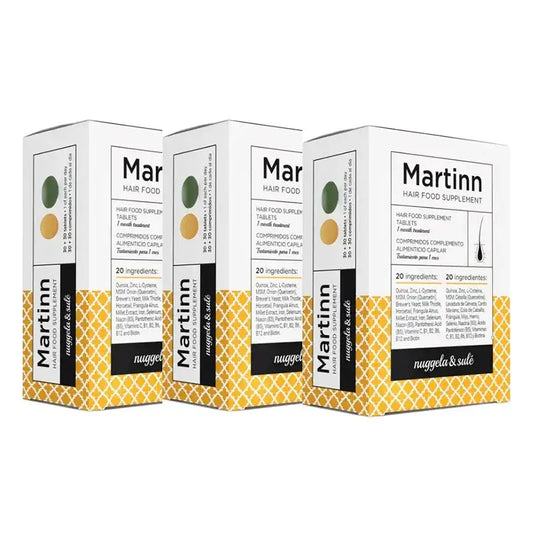 Nuggela Martinn De Nugella & Sule Accion Capil+Accion Depu, Pack 3 x 60 Comprimidos