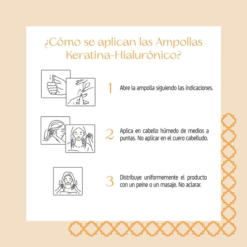 Nuggela & Sulé Ampollas Keratina-Hialurónico , 4 x 10 ml