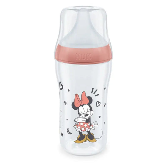 Nuk Biberon Perfect Match Pp Silicona 0-6M Flujo M Mickey Mouse Rojo , 260 ml