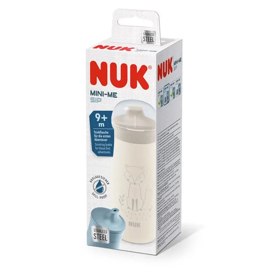 Nuk Botella Mini-Me Sip Acero Inoxidable Zorro , 300 ml