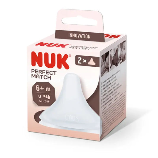 Nuk Tetina Perfect Match Silicona Universal X 6M+ , 2 unidades