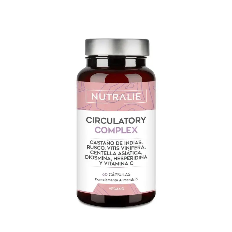 Nutralie Circulatory Complex Con Diosmina + Hesperidina, 60 cápsulas