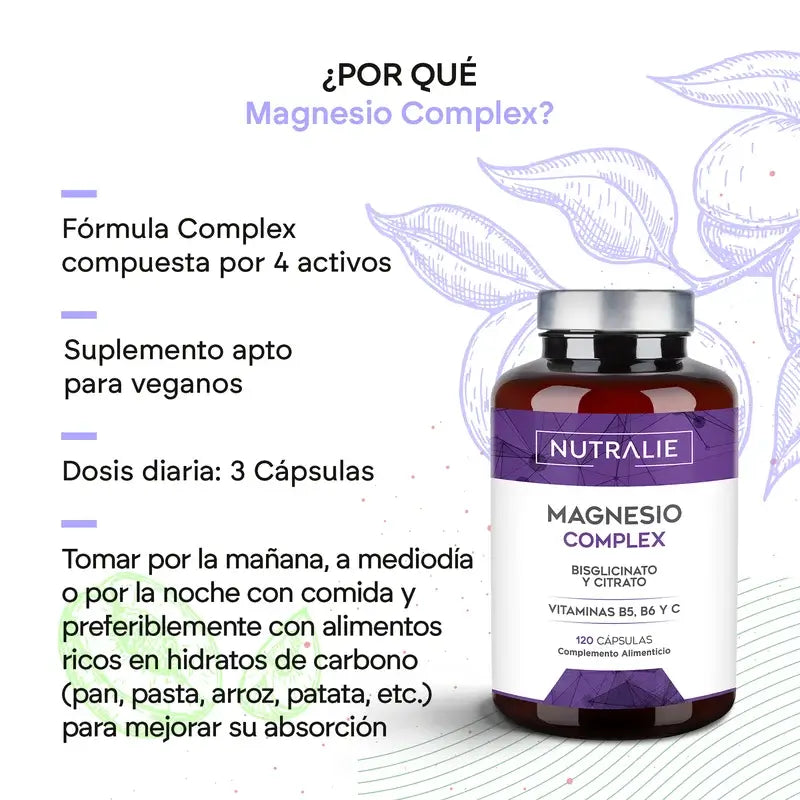 Nutralie Magnesio Complex Pack 2 x 120 cápsulas