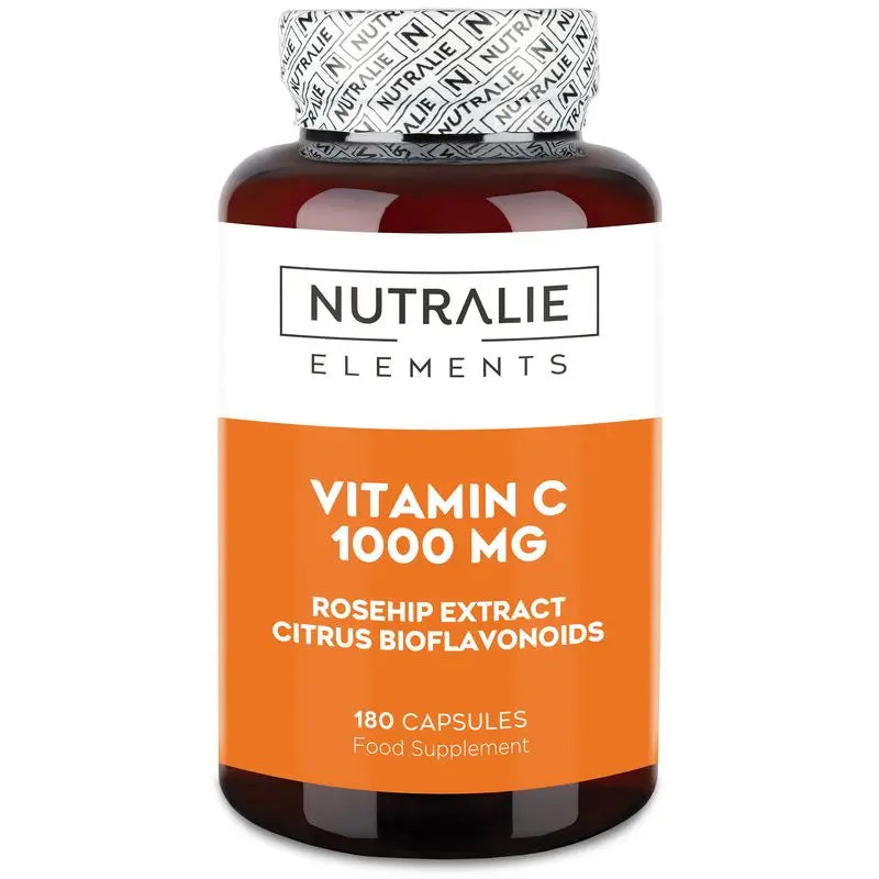 Nutralie Vitamina C 1000Mg Con Rosa Canina Antioxidante , 180 cápsulas