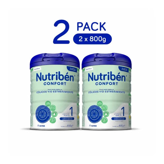 Nutribén Confort 1 Leche Inicio, 2 x 800 gr