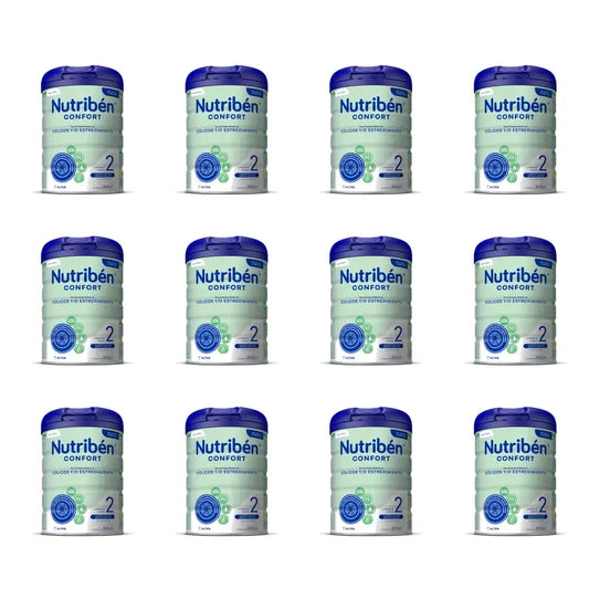 Nutribén Confort 2 Leche Continuación, 12 x 800 gr